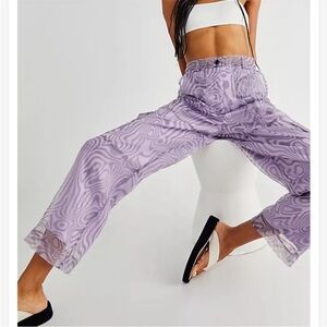 The Ragged Priest Dissolver Overlay Oversized Wide Leg Cargo Pants